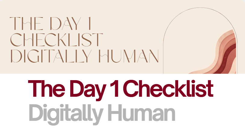 The Day 1 Checklist: Faceless Marketing & Shopify Basic Guide